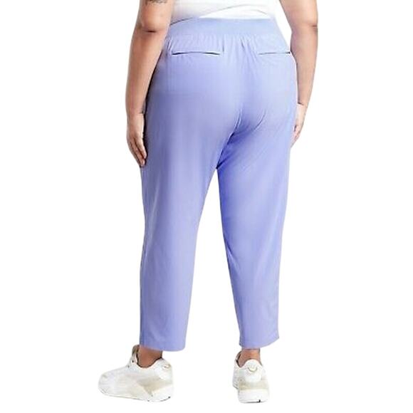 Athleta Brooklyn Ankle Pant Violet Periwinkle Women's Size 24 New With Tags - Picture 2 of 12